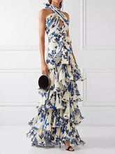 Lace-up Loose Maxi Dresses